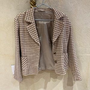 Peter Nygard tweed blazer